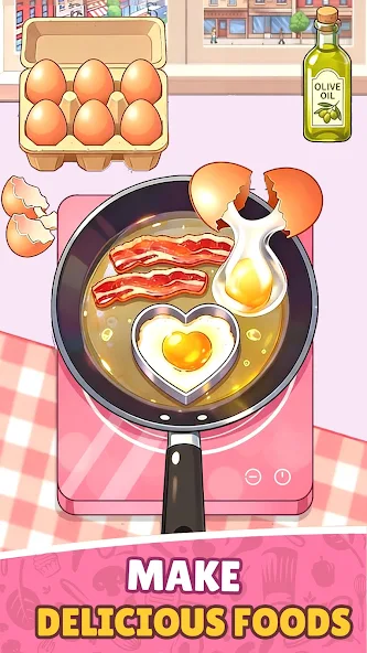 Gameplay from Cooking ASMR: Cozy Kitchen