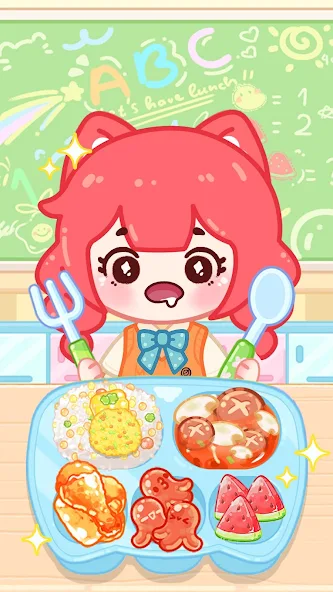 Gameplay from Ice Cream Perfect: Mukbang DIY